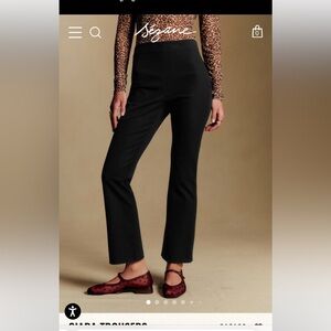 Sezane high rise Black Flare Pants